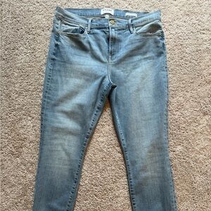 Frame Skinny Crop Denim Jeans BRAND NEW Size 33/Runs SMALL!